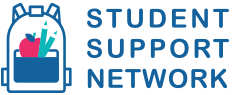 Student Support Network Logo and Donate Link