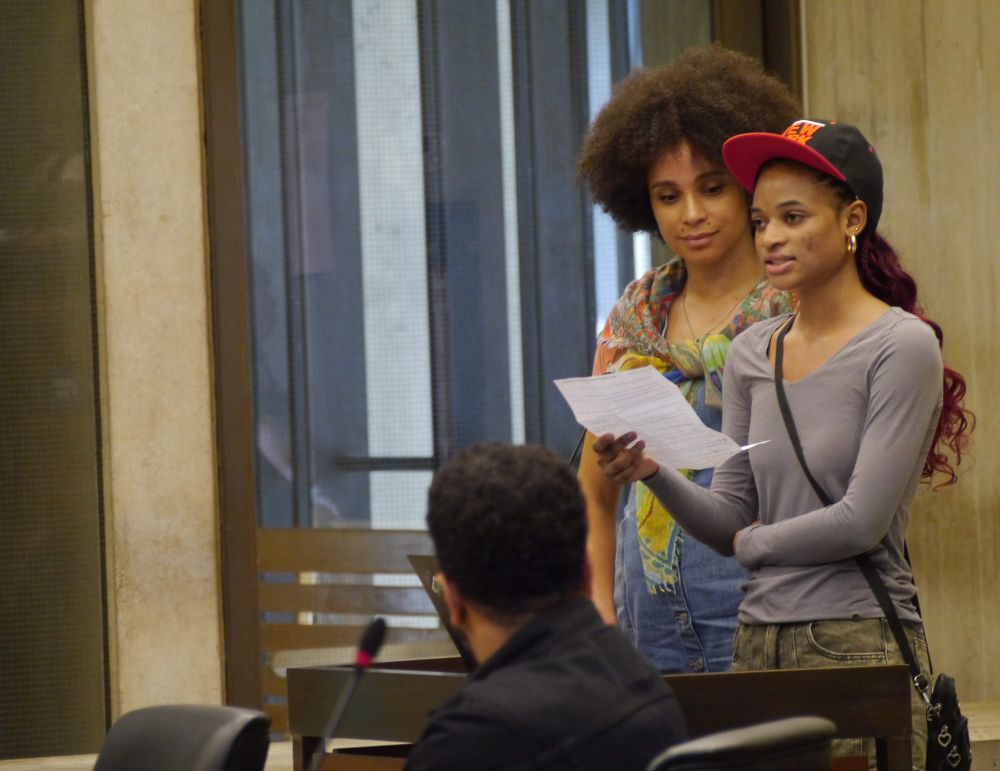 Teens push for cuts to police budget post image