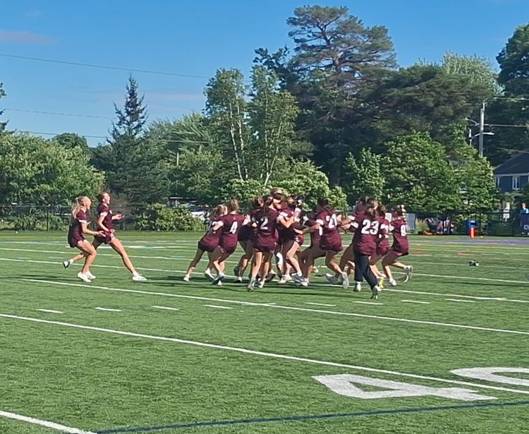 TA girls arrive, hold off Kennebunk to win first state championship