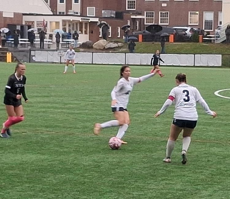 Yarmouth girls eke out win at NYA in the rain