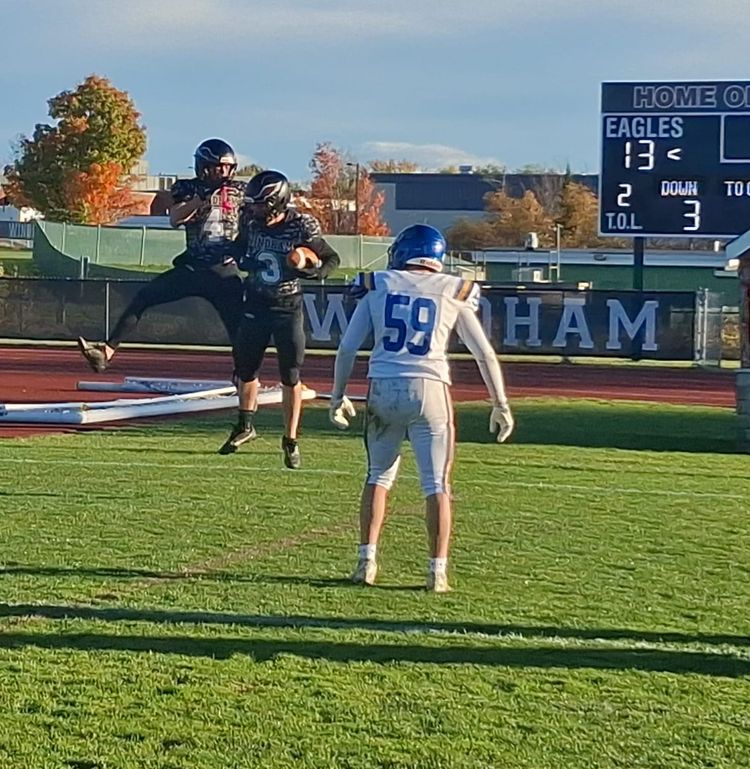 Windham football foils Falmouth on Senior Day