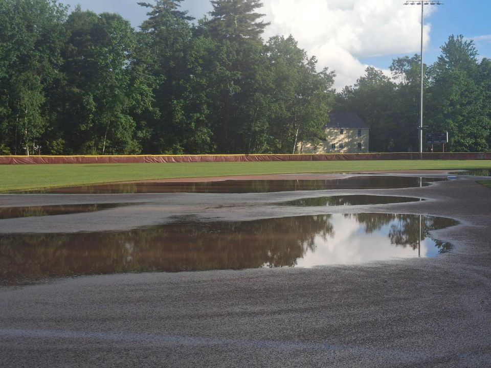Top-ranked Gorham gets an assist from Mother Nature as big deficit to Falmouth wiped out due to thunderstorm