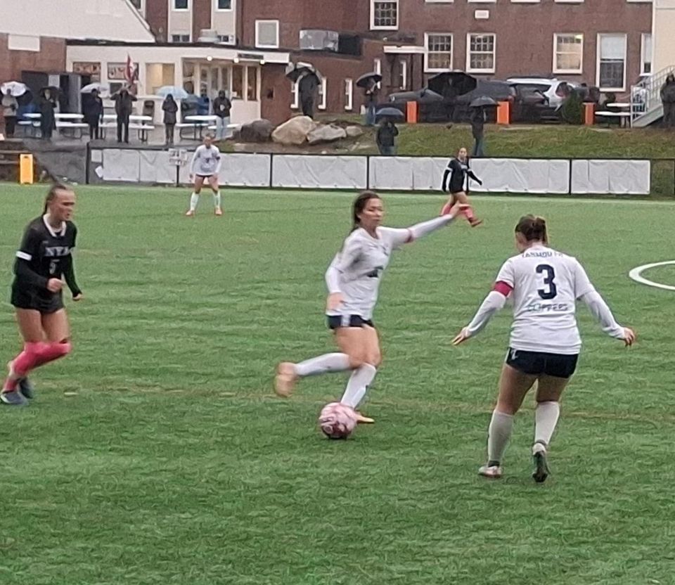 Yarmouth girls eke out win at NYA in the rain