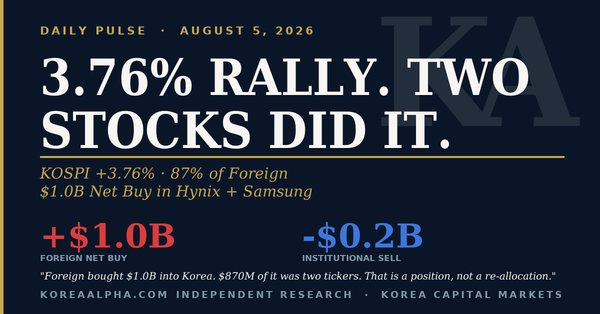 Daily Pulse: August 5, 2026
