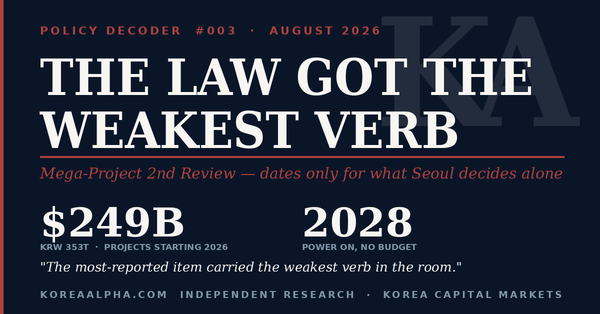 Policy Decoder #003: The Word Korea Used For Its Own Semiconductor Law