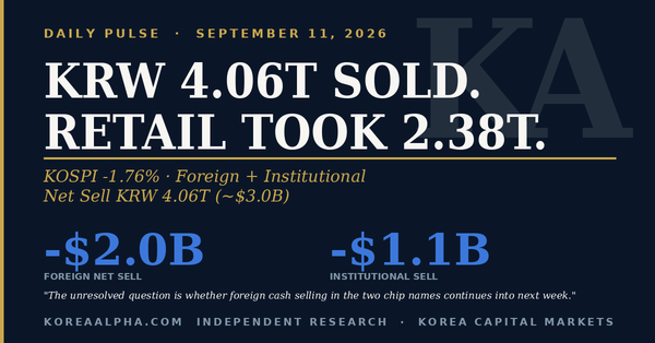 Daily Pulse: September 11, 2026