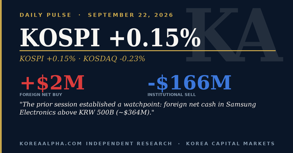 Daily Pulse: September 22, 2026
