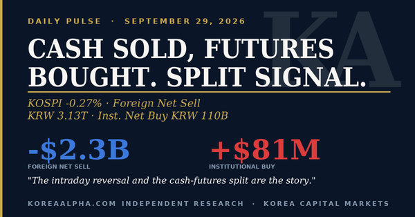 Daily Pulse: September 29, 2026