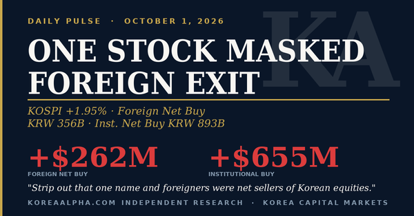 Daily Pulse: October 1, 2026