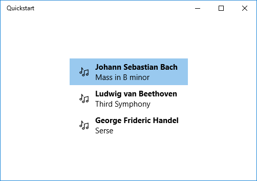 UWP HackerNews: Network Items