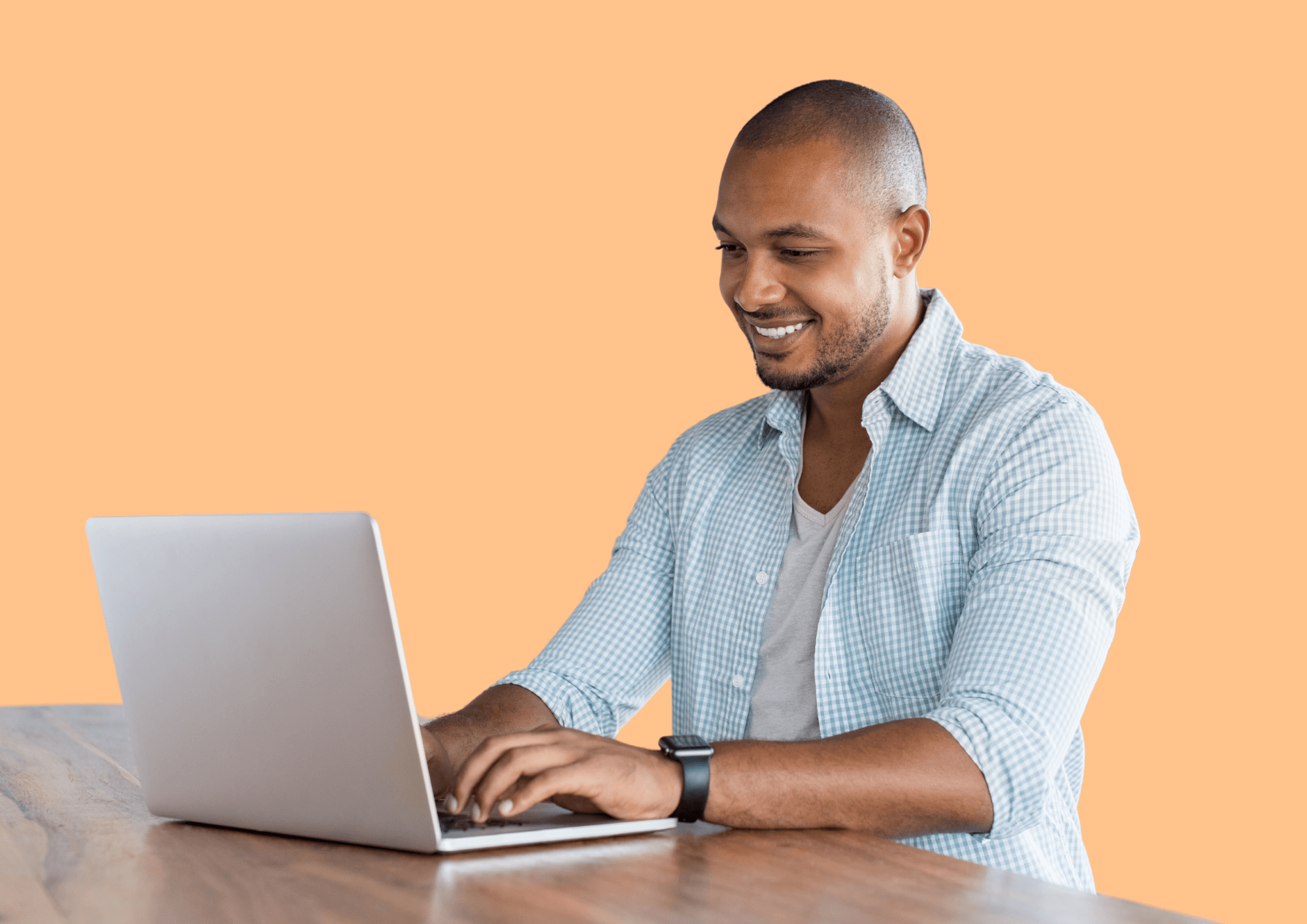 Physio hinter Laptop mit therapeutischer Fernüberwachungstool Akina.