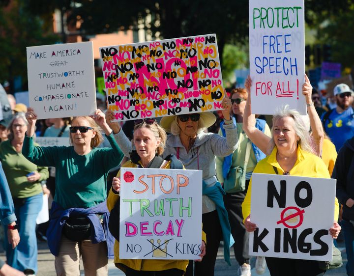 No Kings Protests Failed To End Fascism on Saturday. Curious.