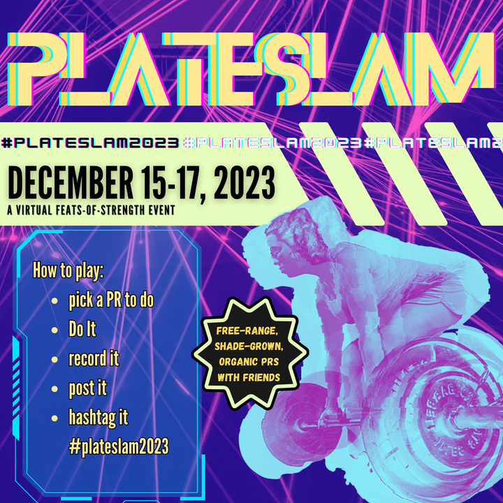 A guide to freely interpreting "PRs": Announcing PLATESLAM 2023