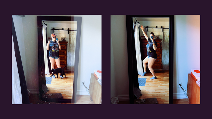 The bravest thing I've ever done: running without a bra