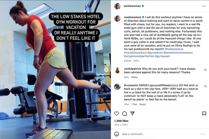 The Swole Woman "Hotel Special" Workout