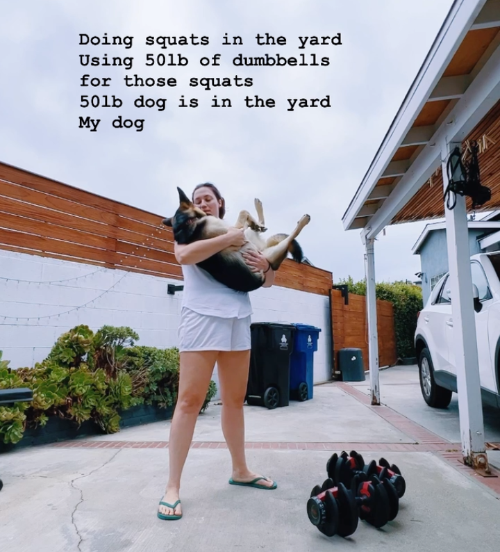 how to get really good at picking up your dog (or child)