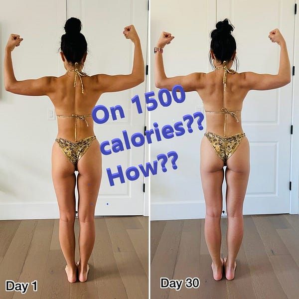 Why you can't build muscle on 1500 calories per day: the Blogilates muscle building journey, part one