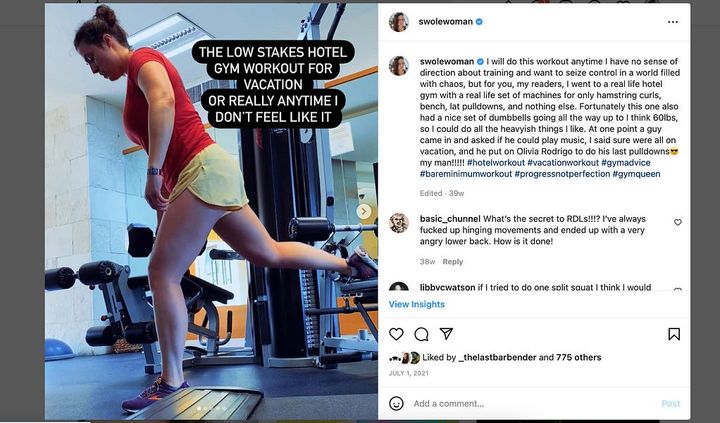 You can hide your stress from anything except your weights