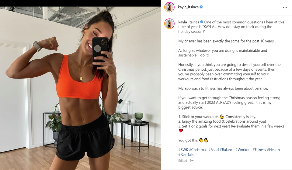 The deal with Kayla Itsines