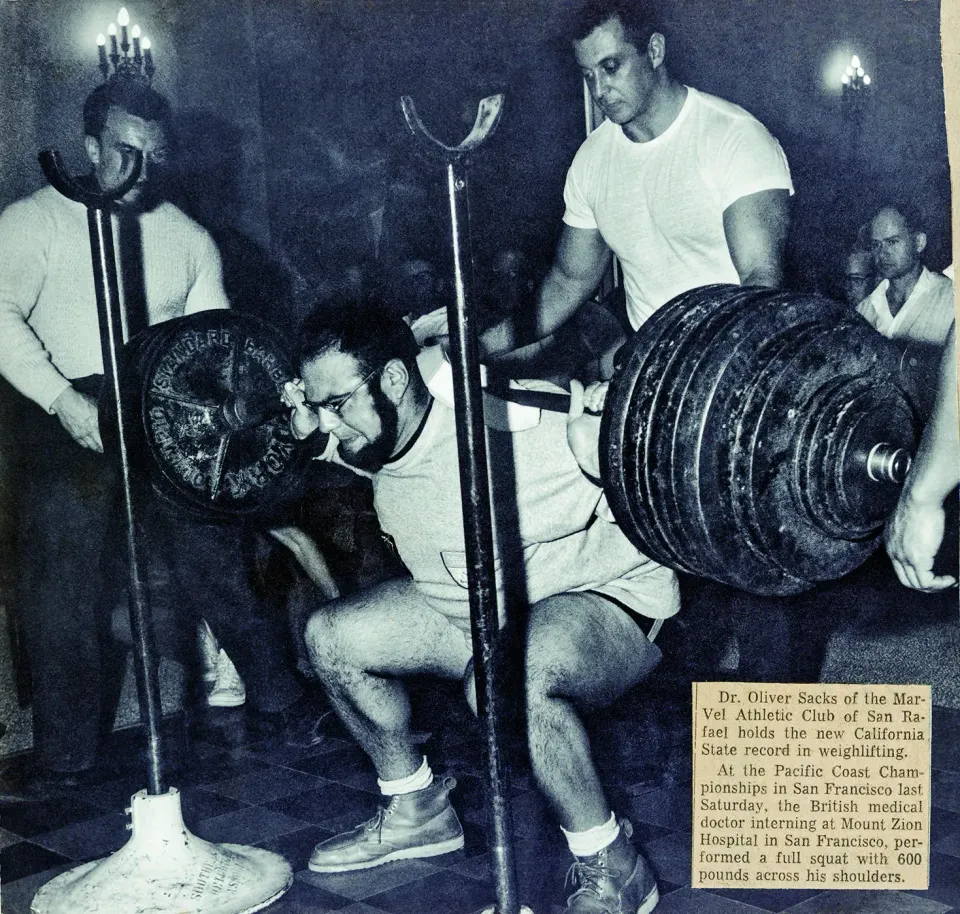 Oliver Sacks, big beefy lad