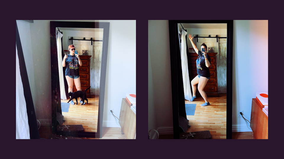 The bravest thing I've ever done: running without a bra