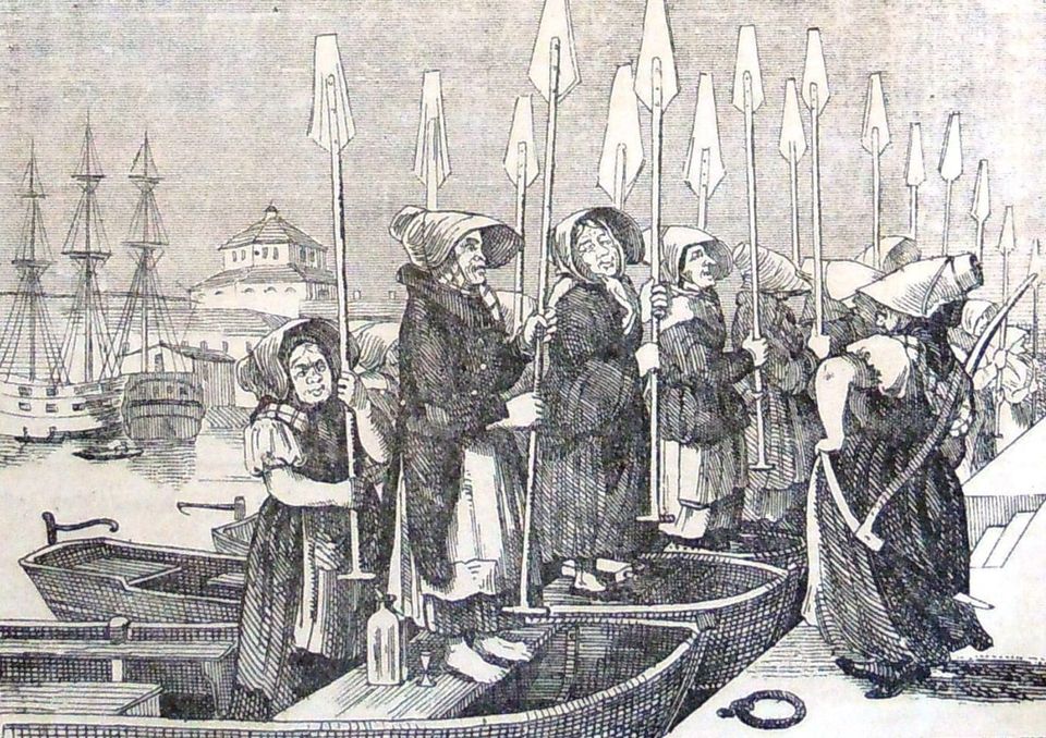 "Good woman who rows like hell"
