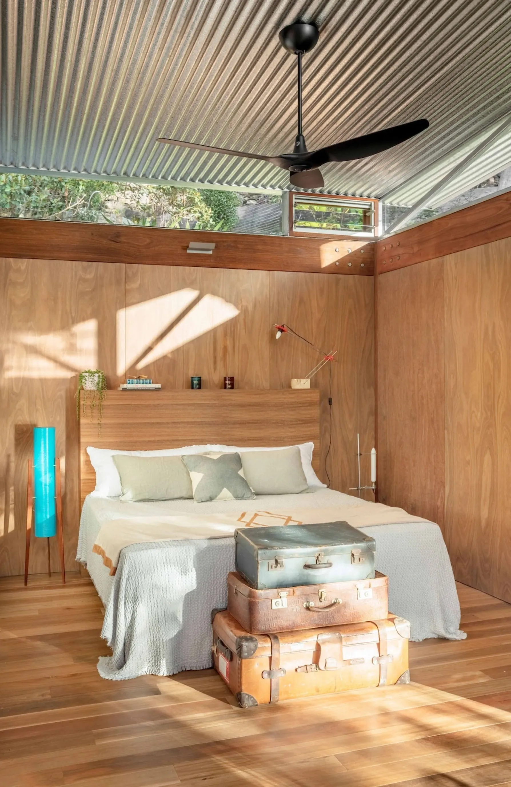 Balmy Palmy by CplusC Architectural Workshop. View into main bedroom