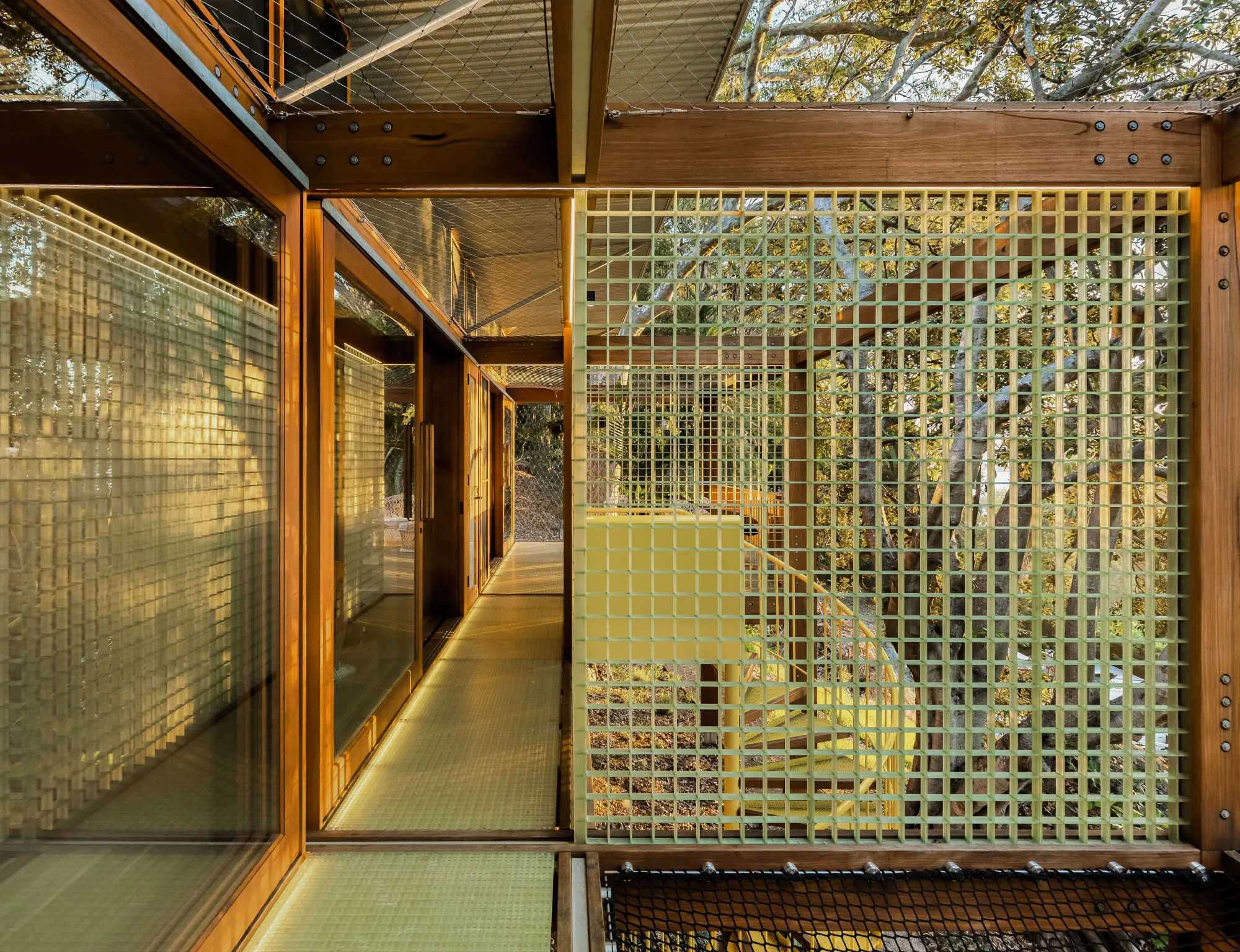 Balmy Palmy by CplusC Architectural Workshop. Outdoor view highlighting the inviting decking spaces
