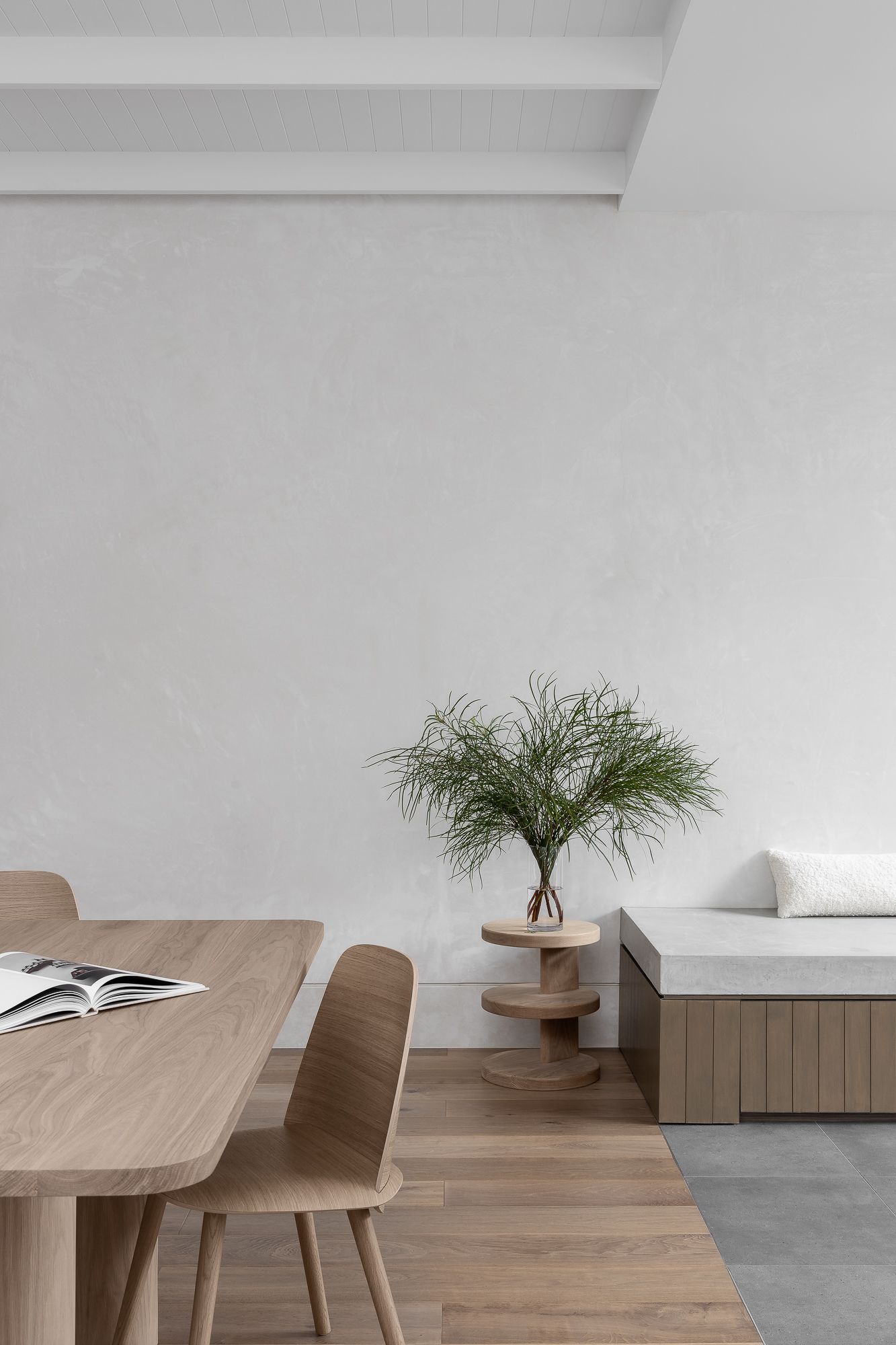 Ripponlea House by Luke Fry Architecture and Interior Design. Dining and living room close up