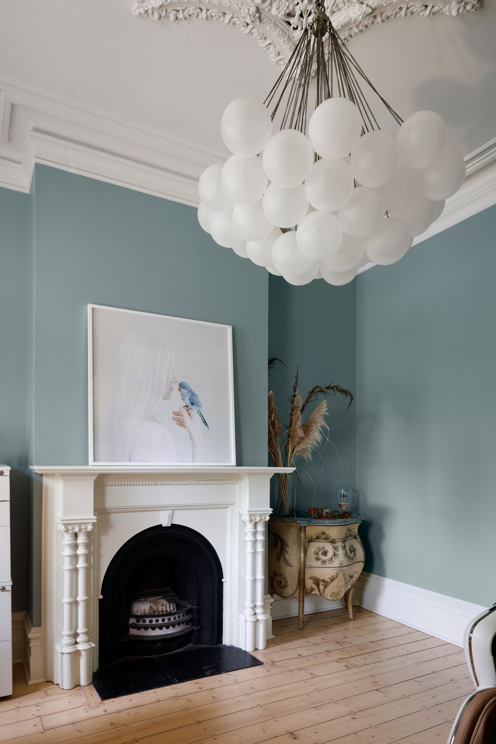 Tiara House by FMD Architects. Original interior, featuring Victorian ornamental fireplace