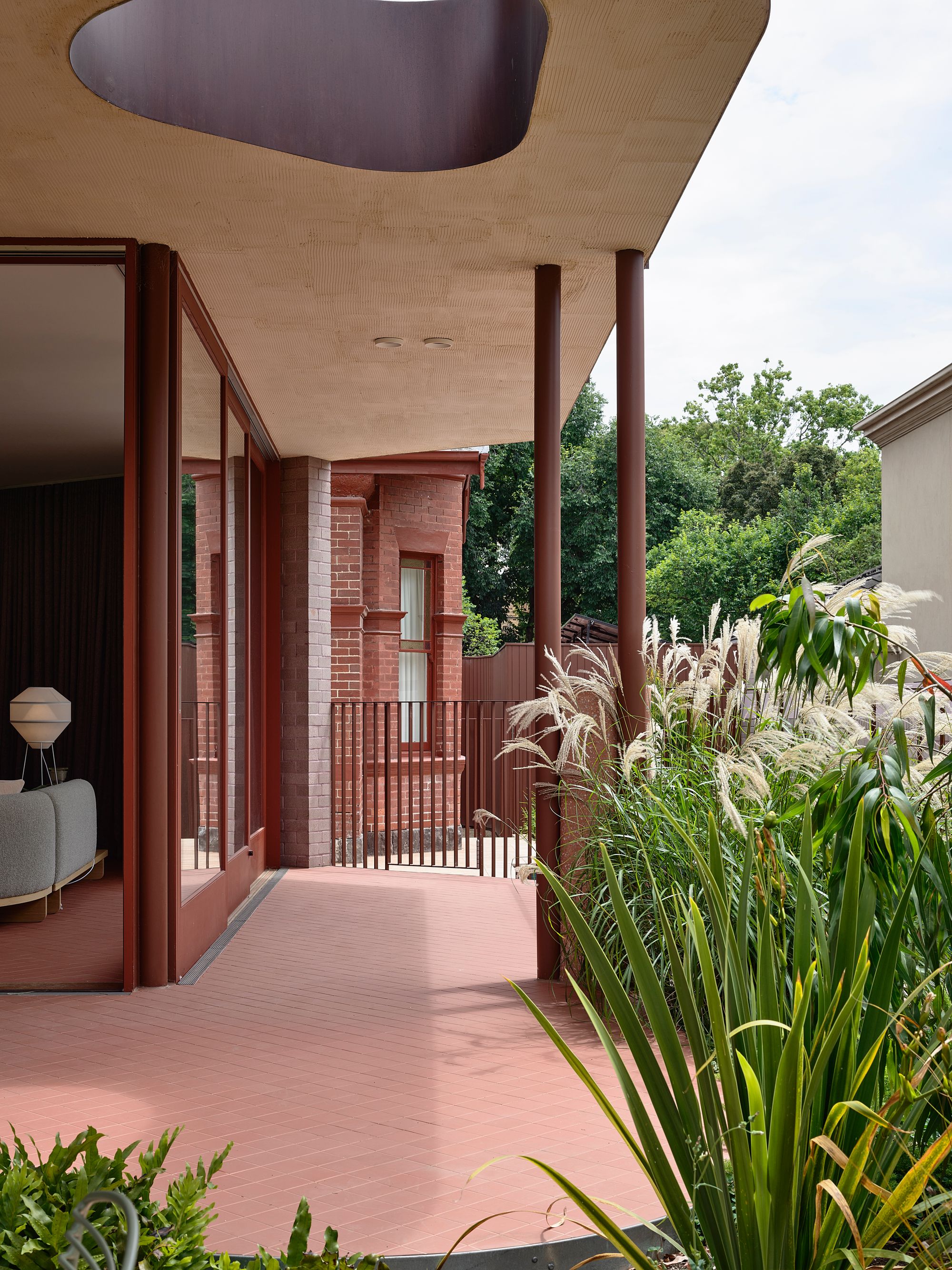 Hermon by WOWOWA. Outdoor view, featuring pool gate