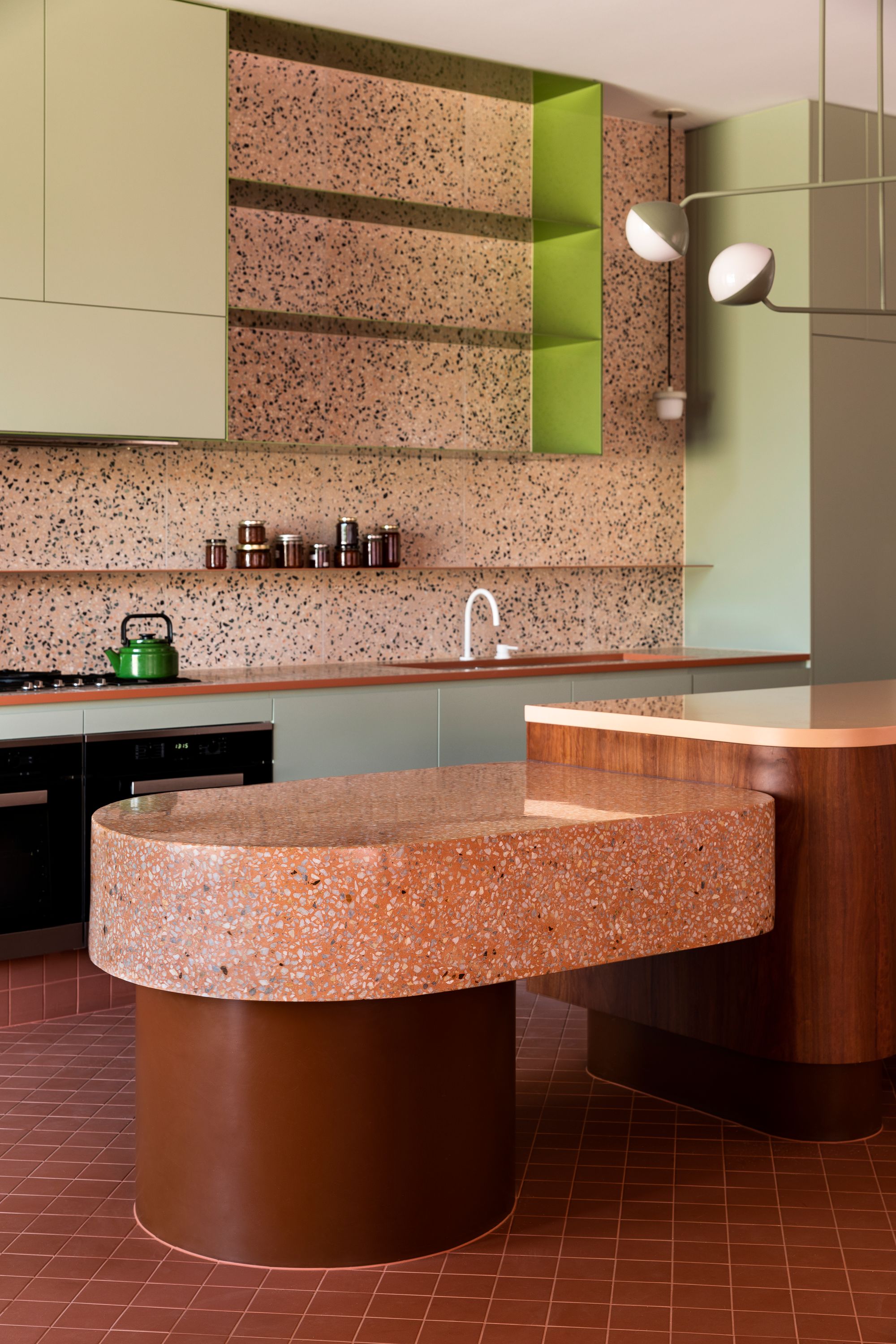 Hermon by WOWOWA. Detailed view of multi-functional kitchen island