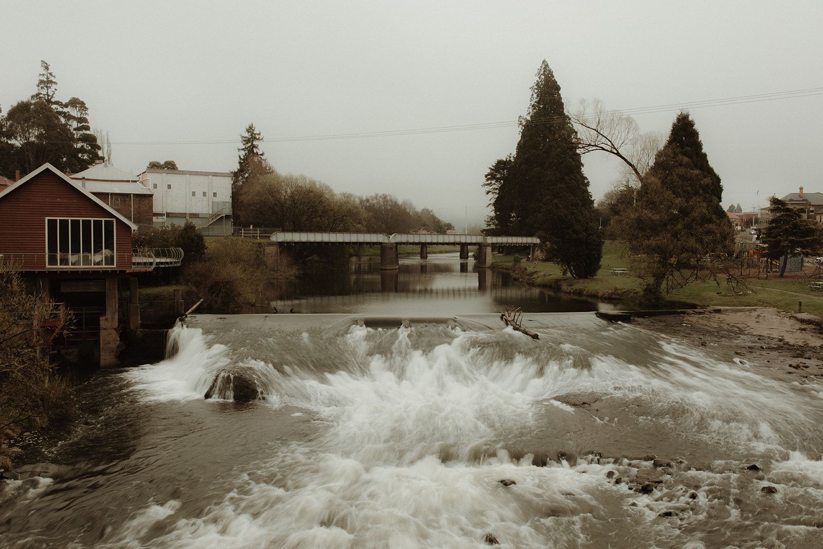The Eco Cabin Tasmania by Wild Life Environmental. Local dam next to cedar cabin.
