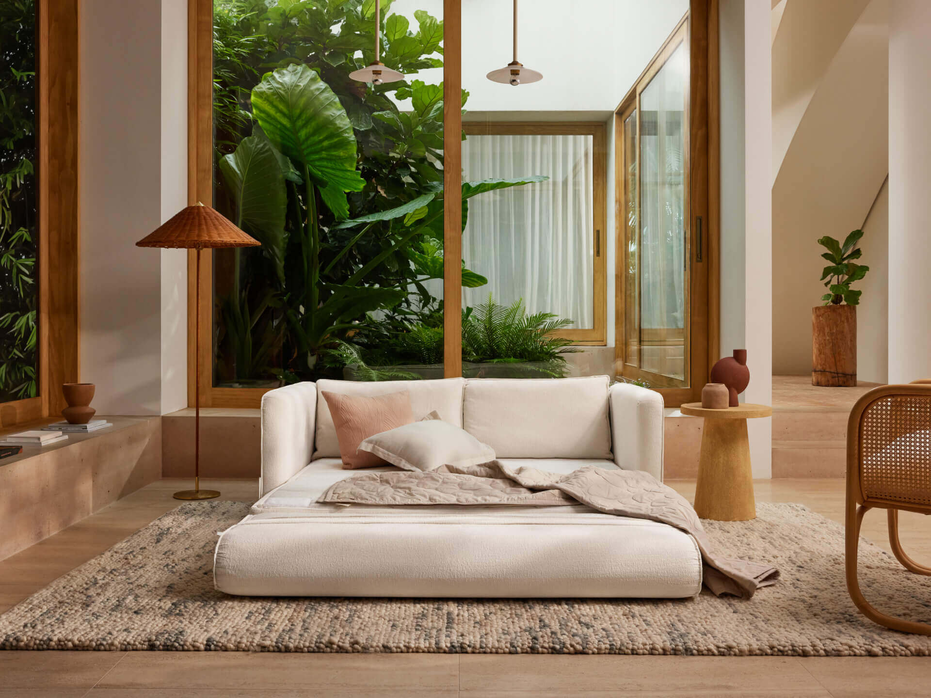 Sofa Bed in Vanilla by Koala.