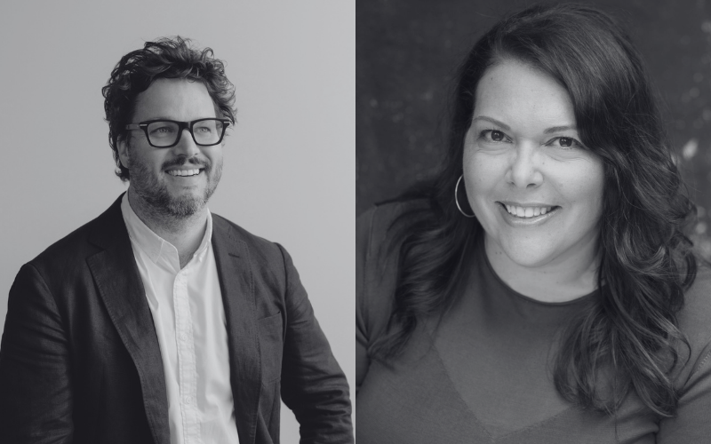 Tom Robertson (Left) Founder of Tom Robertson Architects | Melonie Bayl-Smith (Right) Founder of Bijl Architecture
