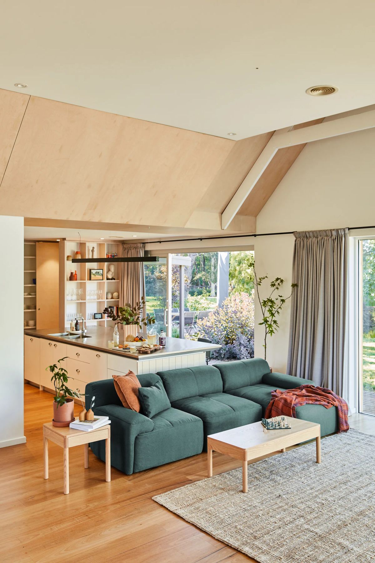 Eva sofa in a nicely styled home