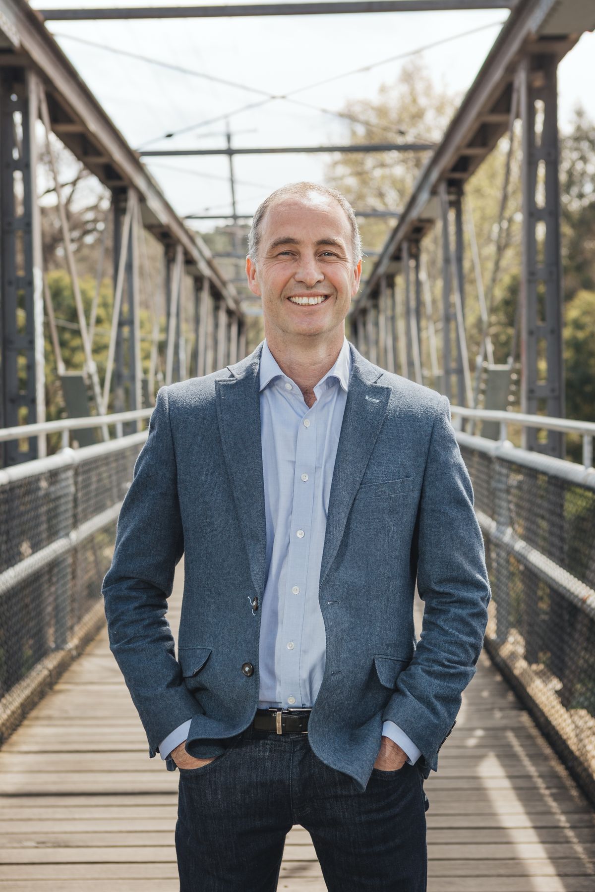 A portrait of Luke Ponti of BSPN Architecture