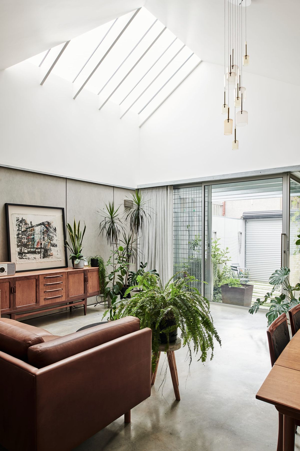 That Old Chestnut by FIGR. Architecture & Design. Photography by Tom Blachford. Living space with concrete floors. 