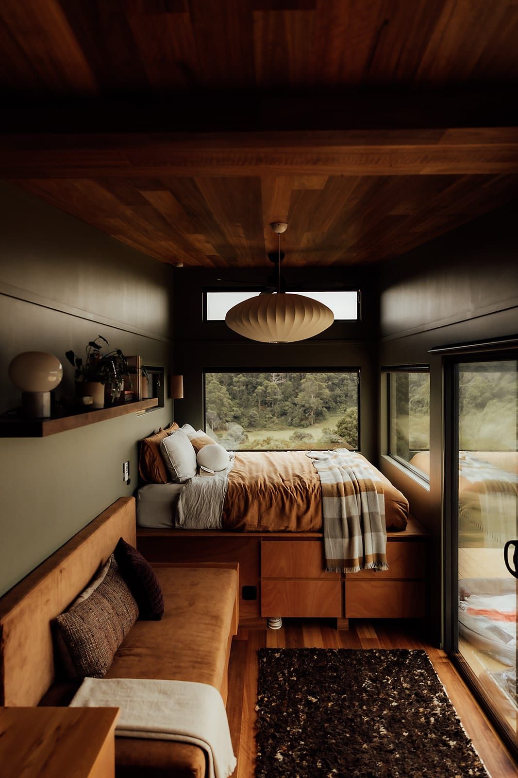 Candlebark Ridge. Copyright of Candlebark Ridge. Raised bed with views of trees. 