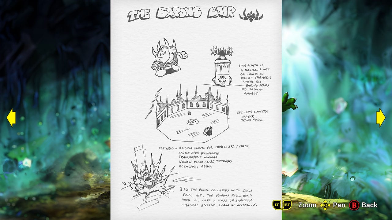 Early sketches of Baron Dante