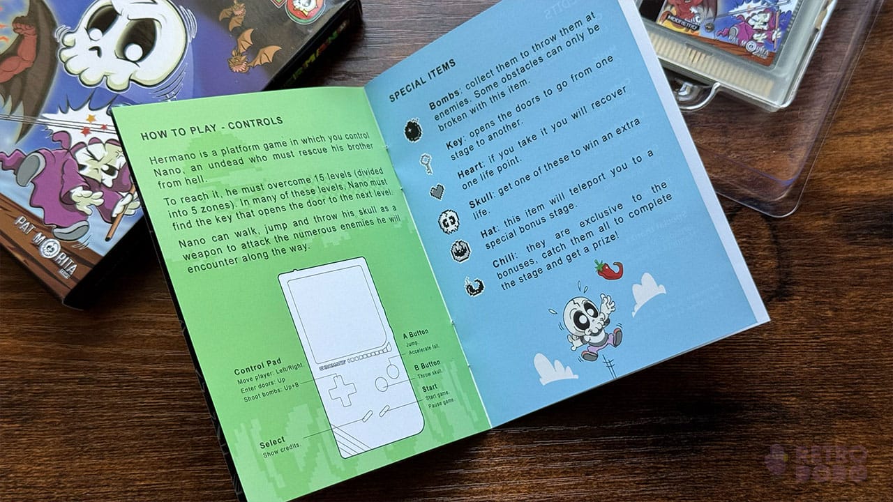 The Hermano instruction booklet