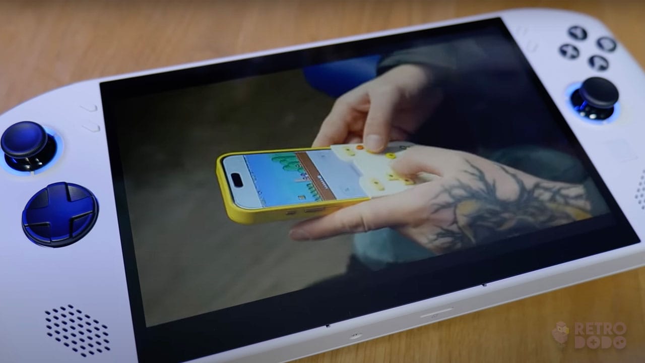 The screen on the Legion Go S