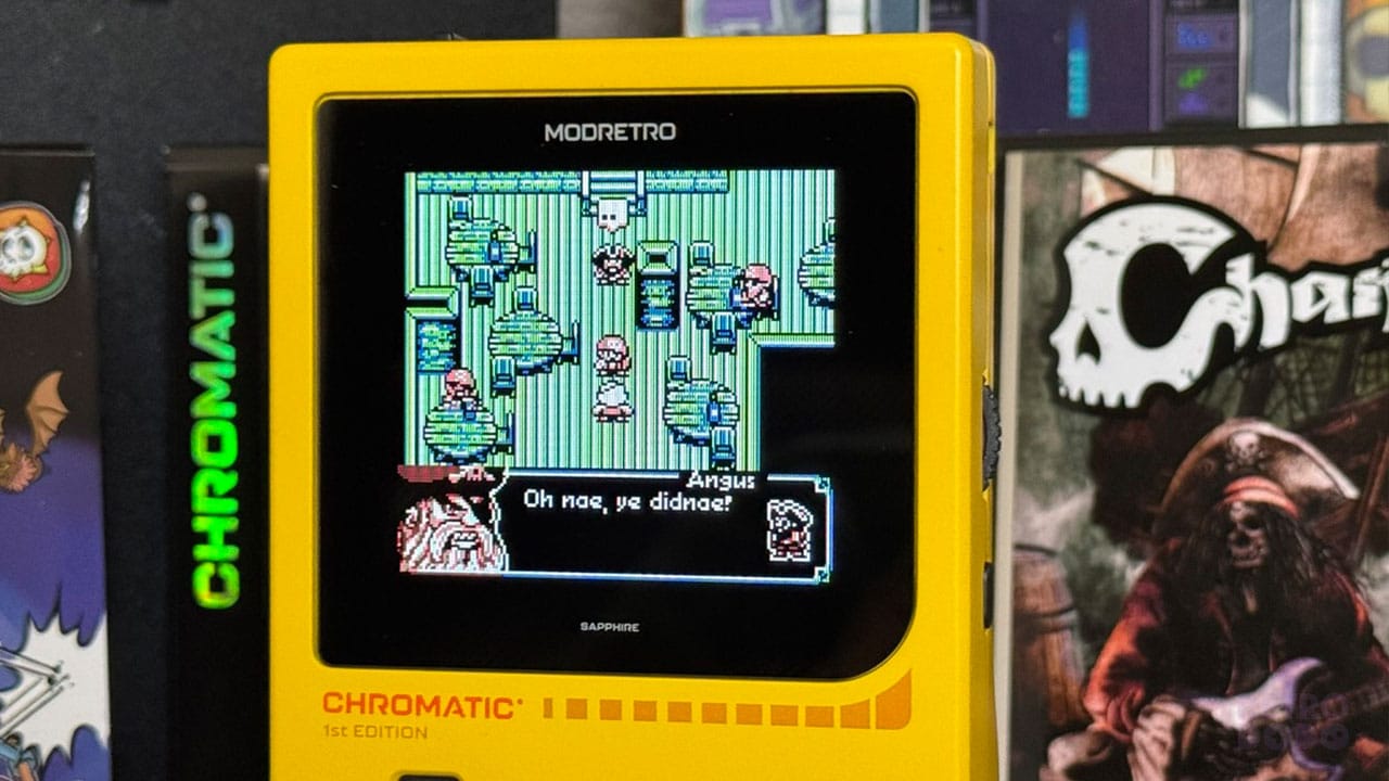 Inside of an inn as a battle is about to commence