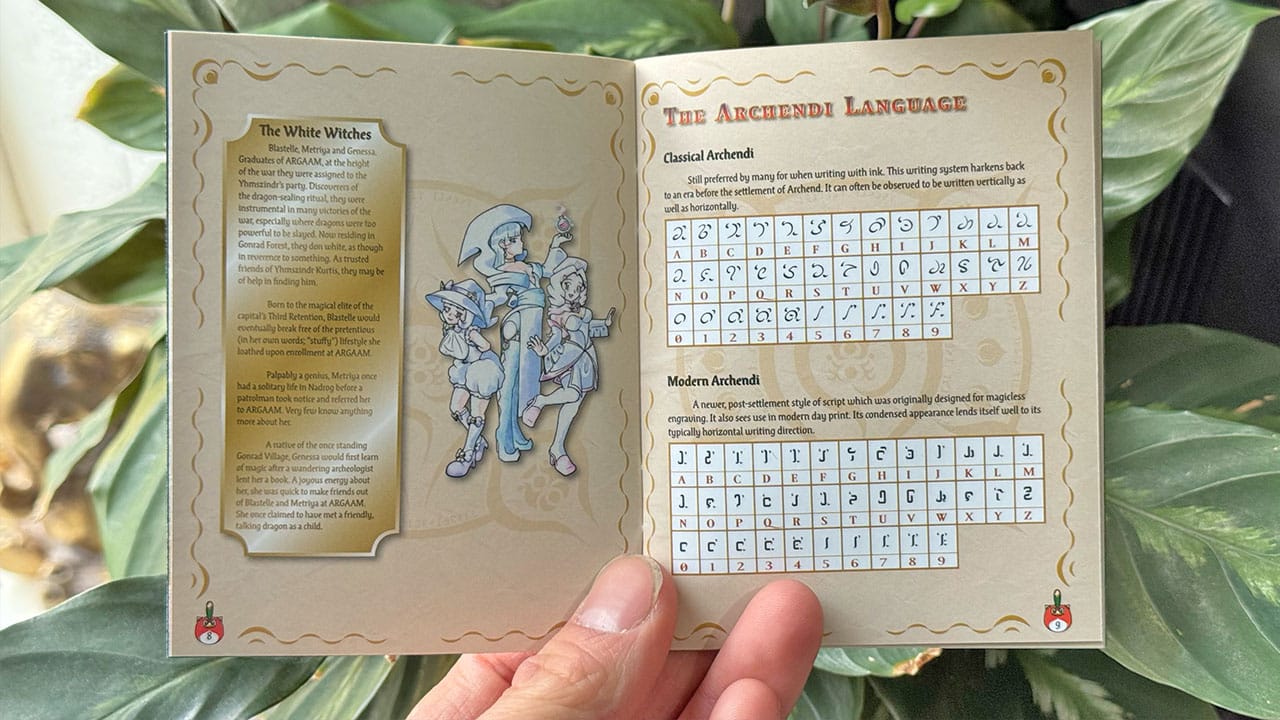 Seb holding the Dragonyhm manual