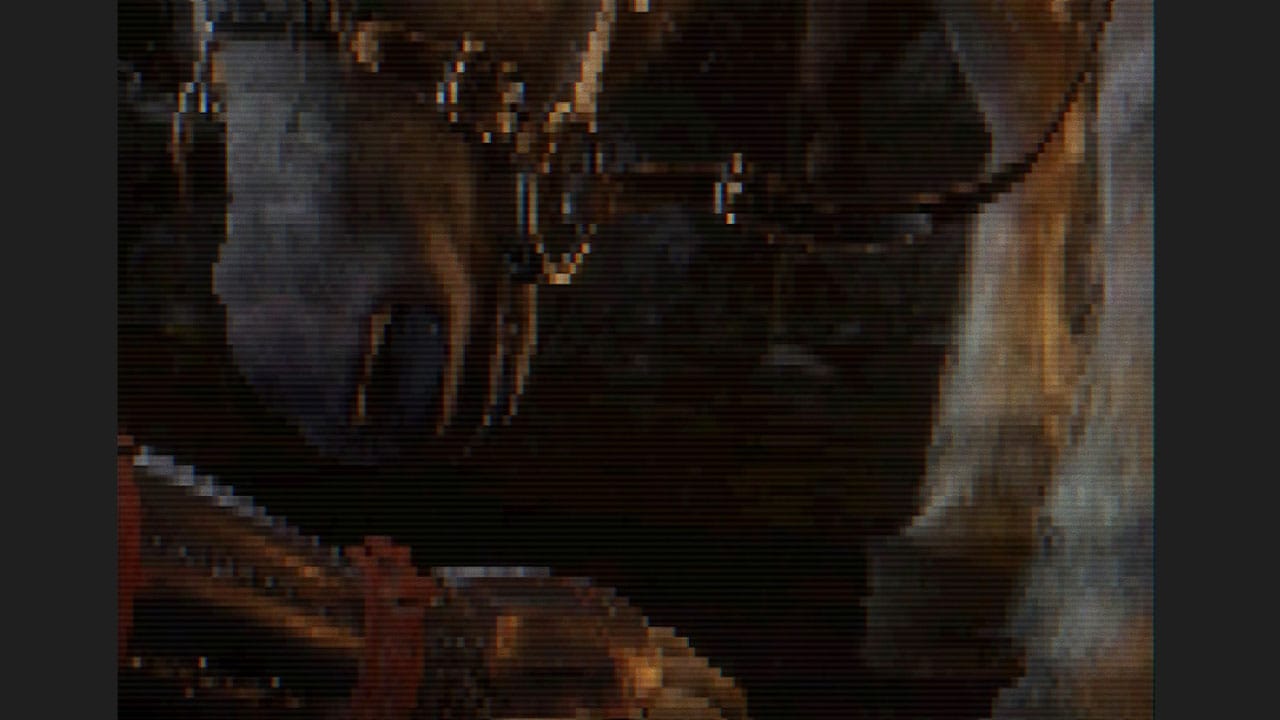 A cut-scene of a horse in Pixel Ring