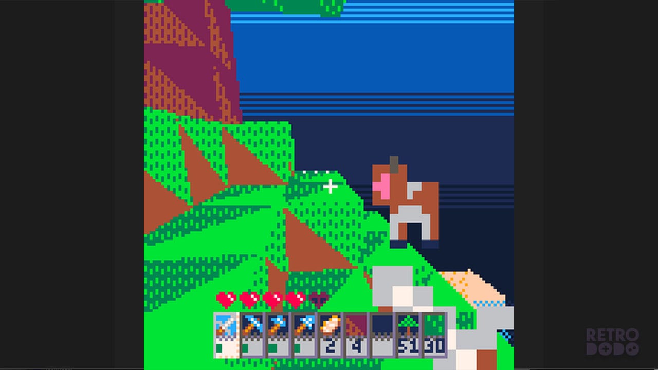 Linecraft Gameplay Cow