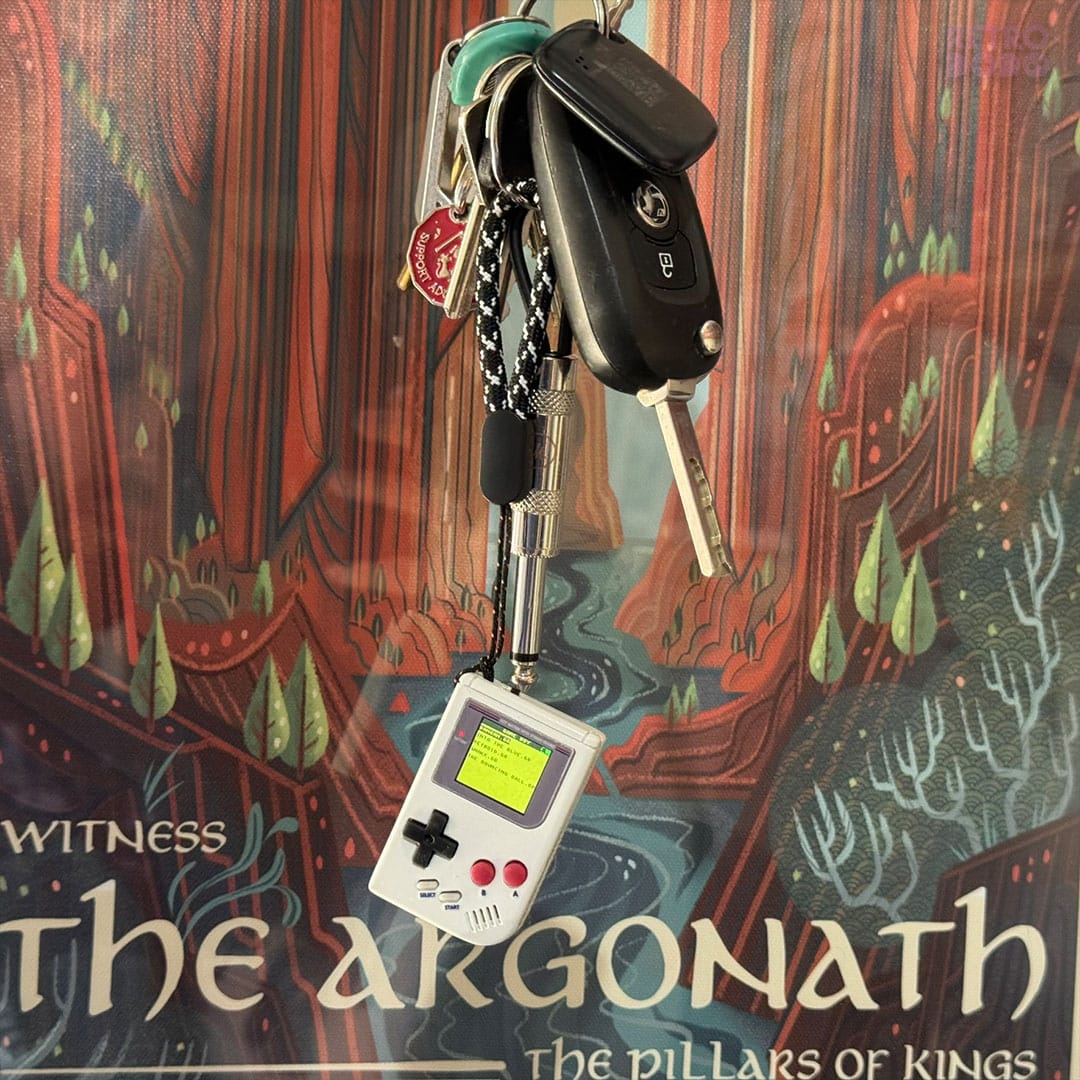 The Micro GB on Seb's keys