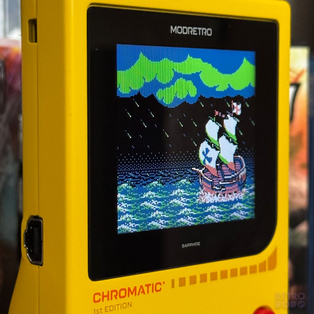 A pirate ship from the beginning into of Chantey