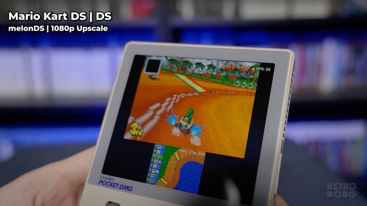 Mario KArt DS Gameplay example
