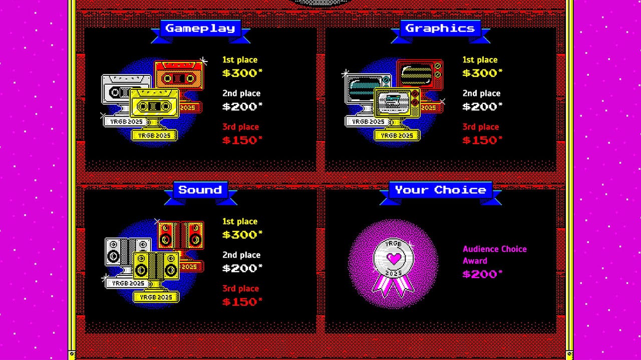 Prizes on offer for the YRGB competition